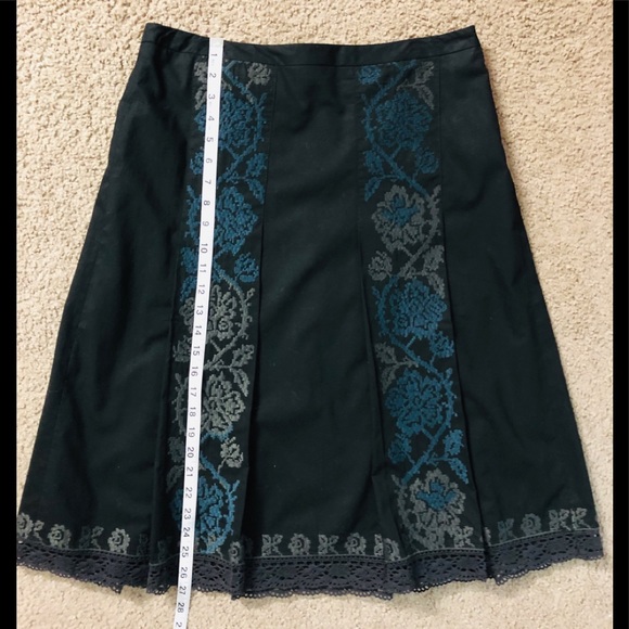 Ann Taylor LOFT Embroidered Lace Skirt 8 🌹New with Tags Workwear party casual - Picture 5 of 11